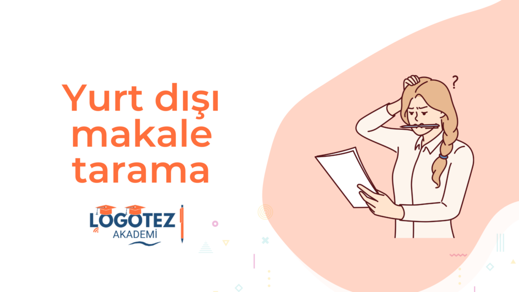 Yurt dışı makale tarama