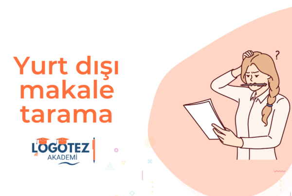 Yurt dışı makale tarama