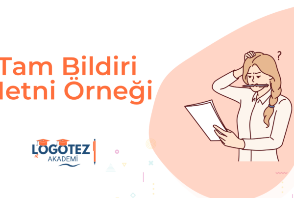 Tam Bildiri Metni Örneği